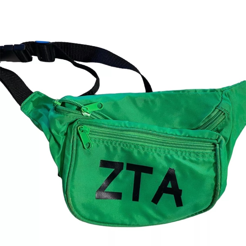 Zeta Tau Alpha (ZTA) Sorority Fanny Pack/Belt/Crossbody Green Used
